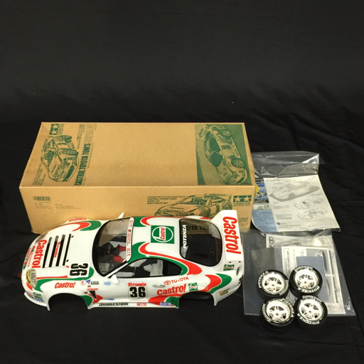 タミヤ 1:10 電動RC カストロール・トヨタ・トムス スープラGT スペアボディセット ラジコンパーツ TAMIYA