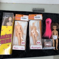 カスタム ドール 人形 ウィッグ アクセサリー